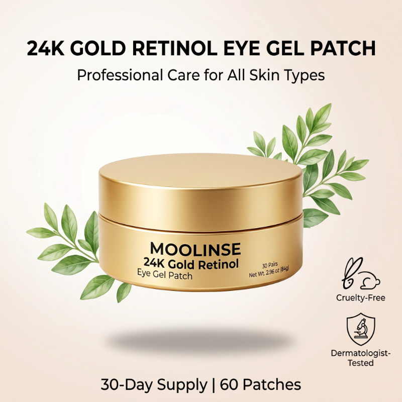 24K Gold Retinol Hydrogel Eye Gel Patches