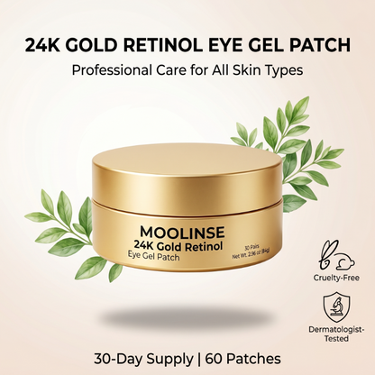 24K Gold Retinol Hydrogel Eye Gel Patches
