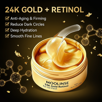 24K Gold Retinol Hydrogel Eye Gel Patches