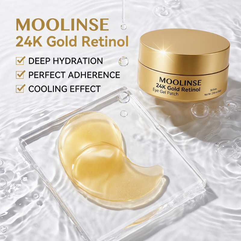 24K Gold Retinol Hydrogel Eye Gel Patches